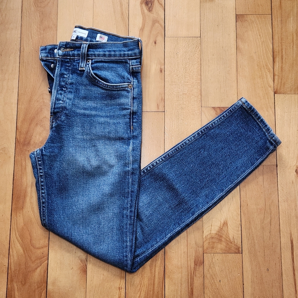 Re/Done Originals High Rise Ankle Crop Jean - 25